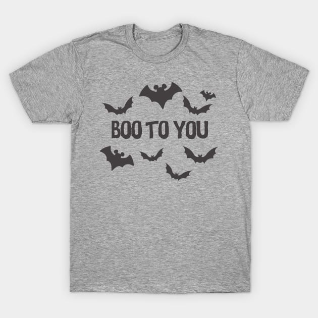 Boo To You Bats T-Shirt by xxkristen